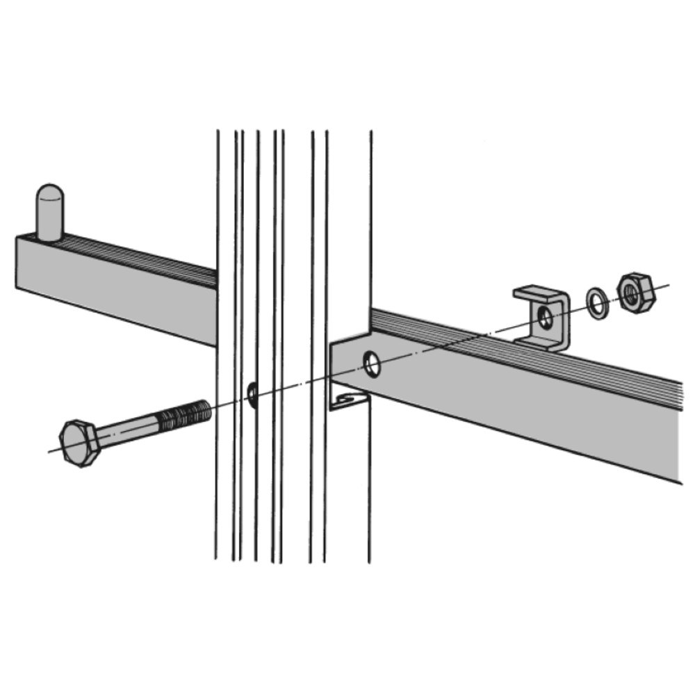 Haca Ersatzsprosse Fur Leitertypen 6433 6434 Aluminium Eloxiert 395 Mm Wetec